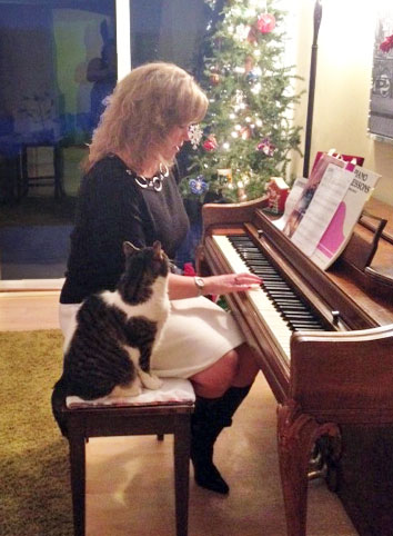 Wendy playing piano